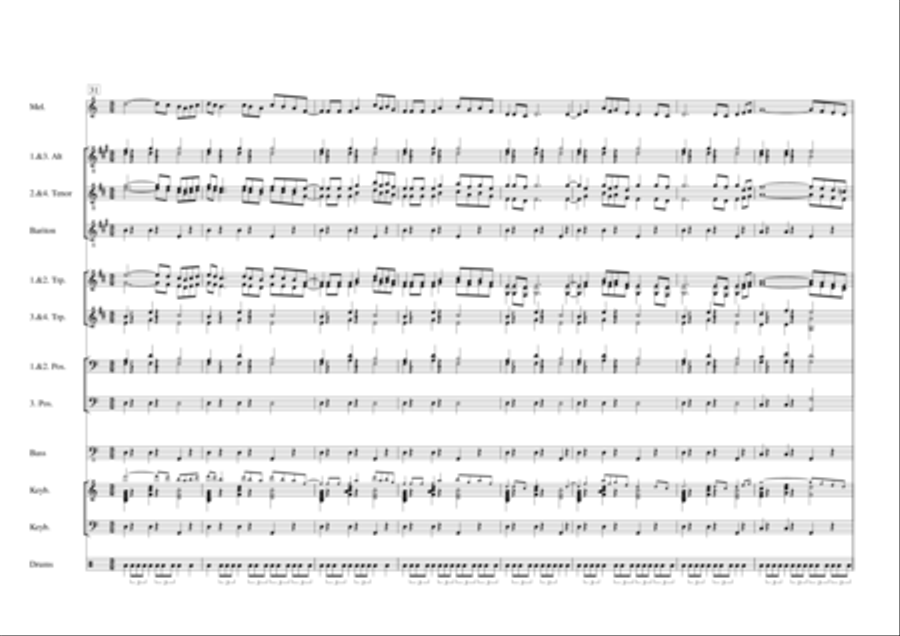 Bolero Tenor Saxophone scores gallery preview page 6