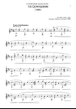 Erik Satie - 1st Gymnopédie. Arrangement for Classical Guitar