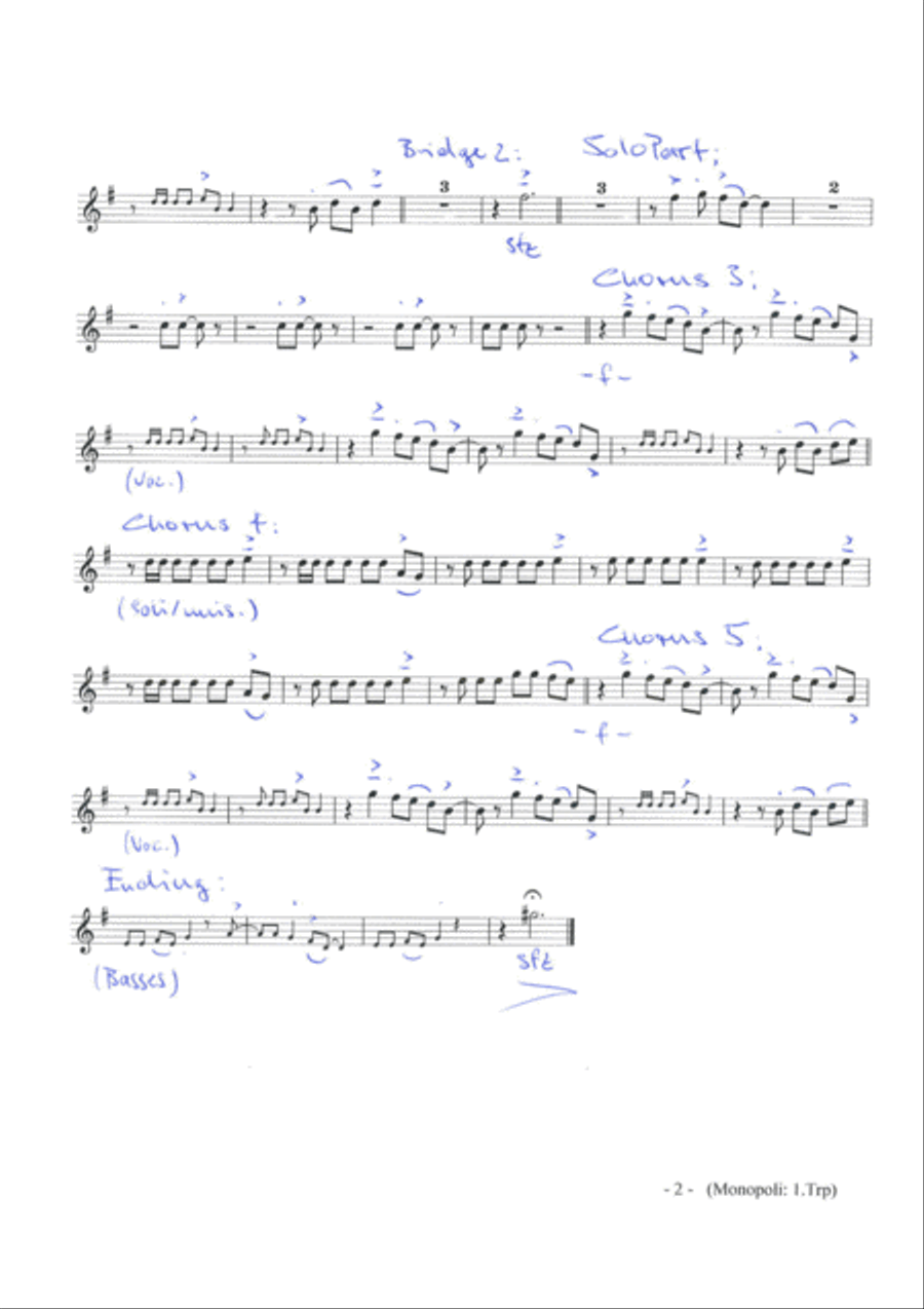 Monopoly Jazz Ensemble scores gallery preview page 2