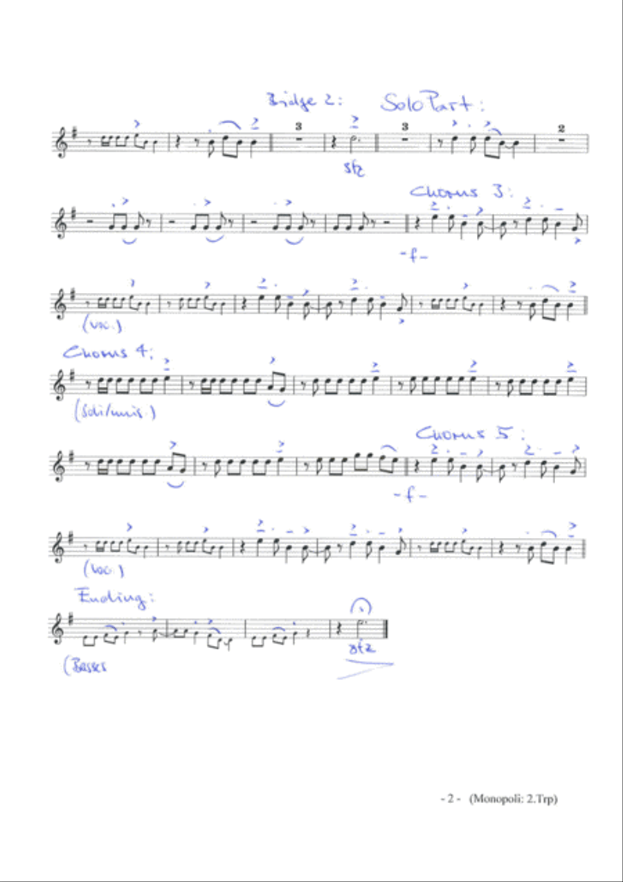 Monopoly Jazz Ensemble scores gallery preview page 4