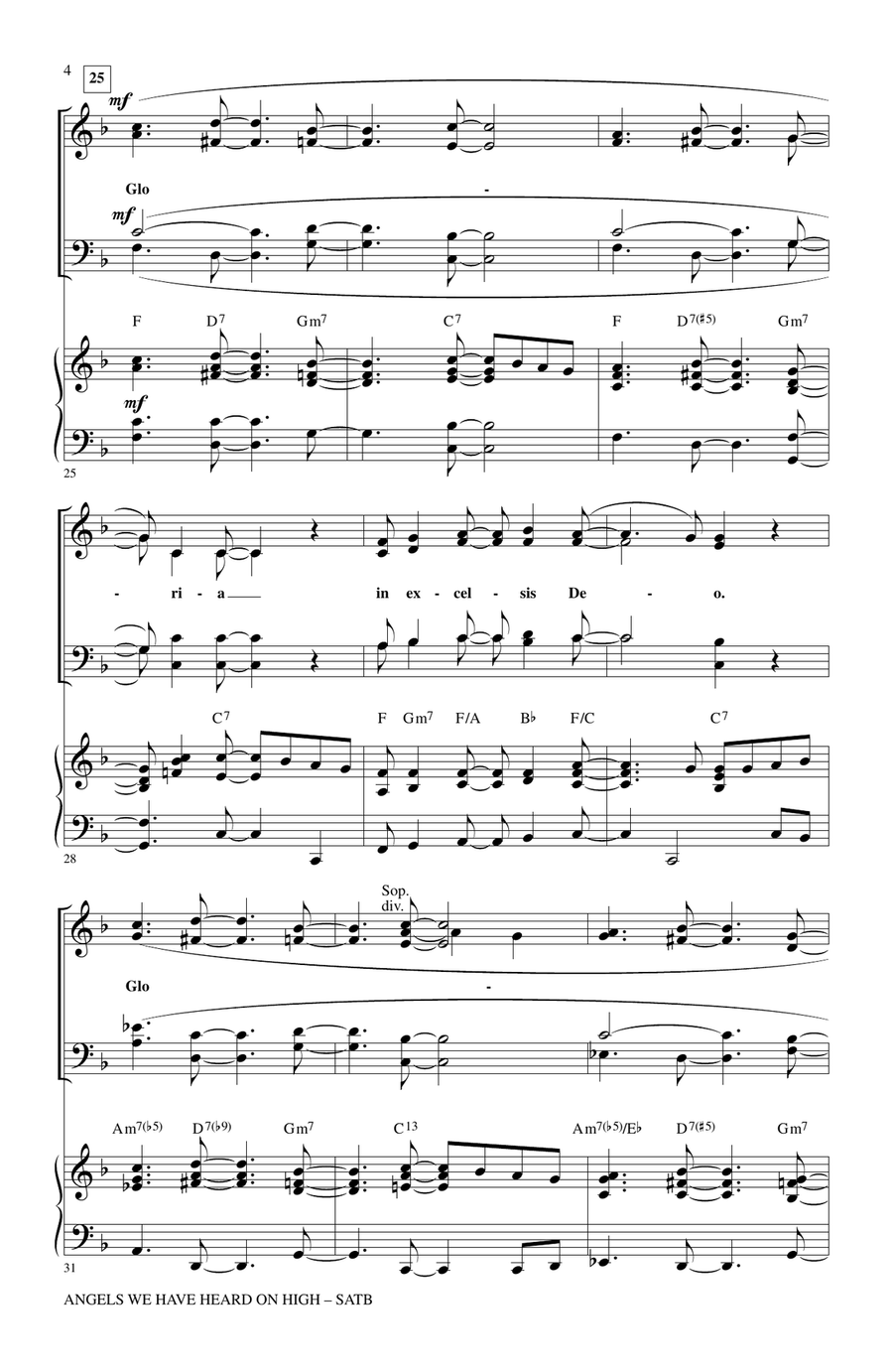 Celebrate Christmas! (Collection) 4-Part scores gallery preview page 3