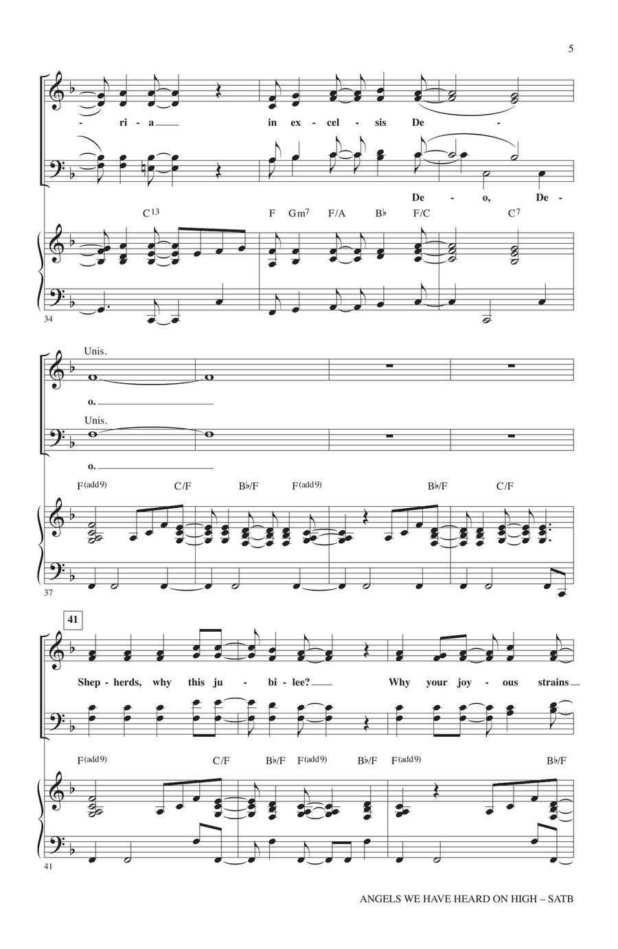 Celebrate Christmas! (Collection) 4-Part scores gallery preview page 4