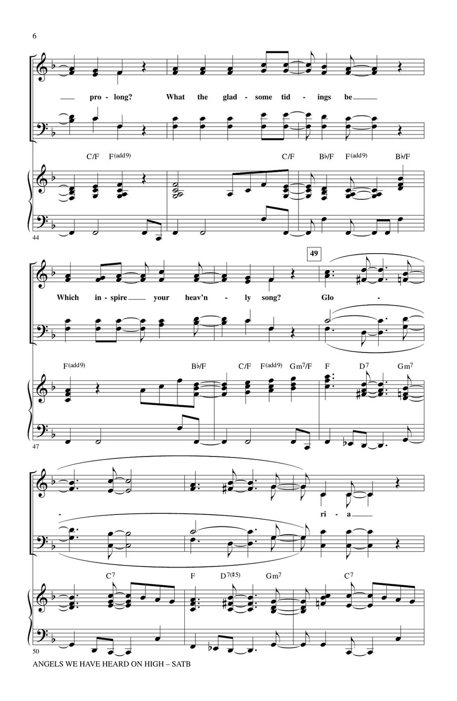 Celebrate Christmas! (Collection) 4-Part scores gallery preview page 5