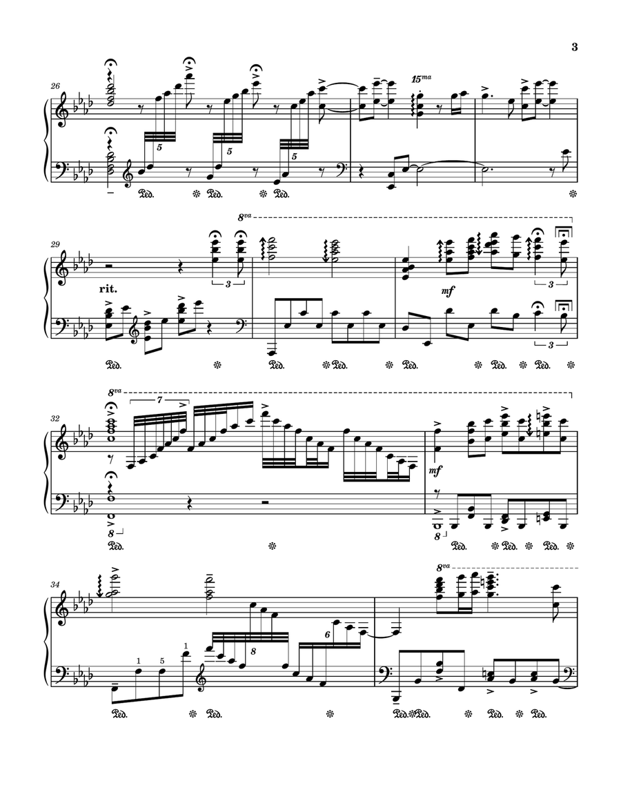 The Way We Were Piano Solo scores gallery preview page 3