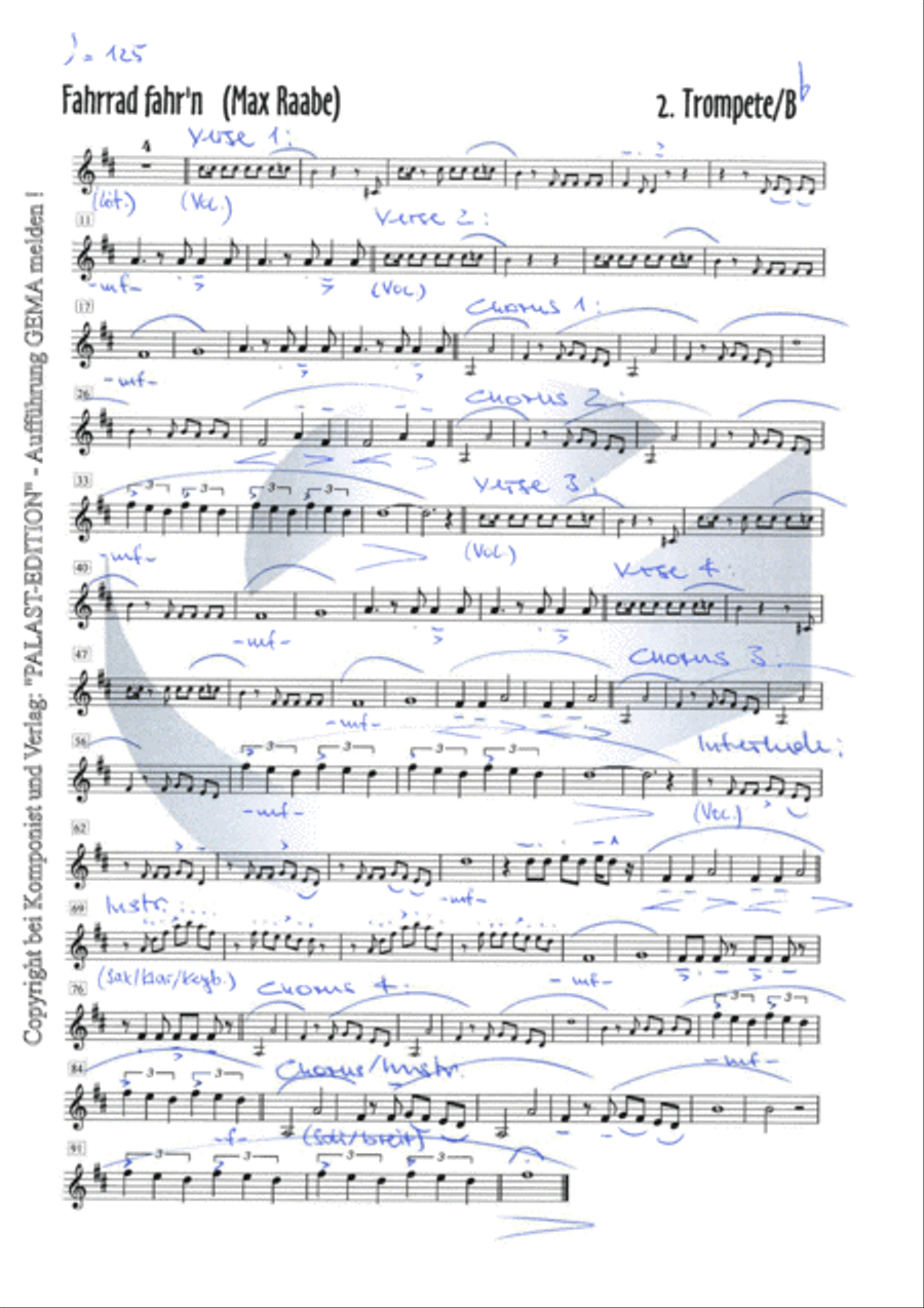 Fahrrad Fahr'n Jazz Ensemble scores gallery preview page 2