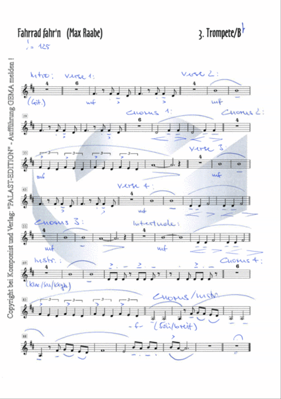 Fahrrad Fahr'n Jazz Ensemble scores gallery preview page 3