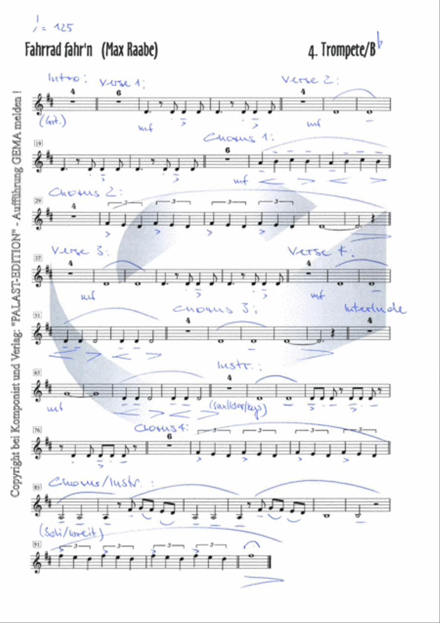 Fahrrad Fahr'n Jazz Ensemble scores gallery preview page 4