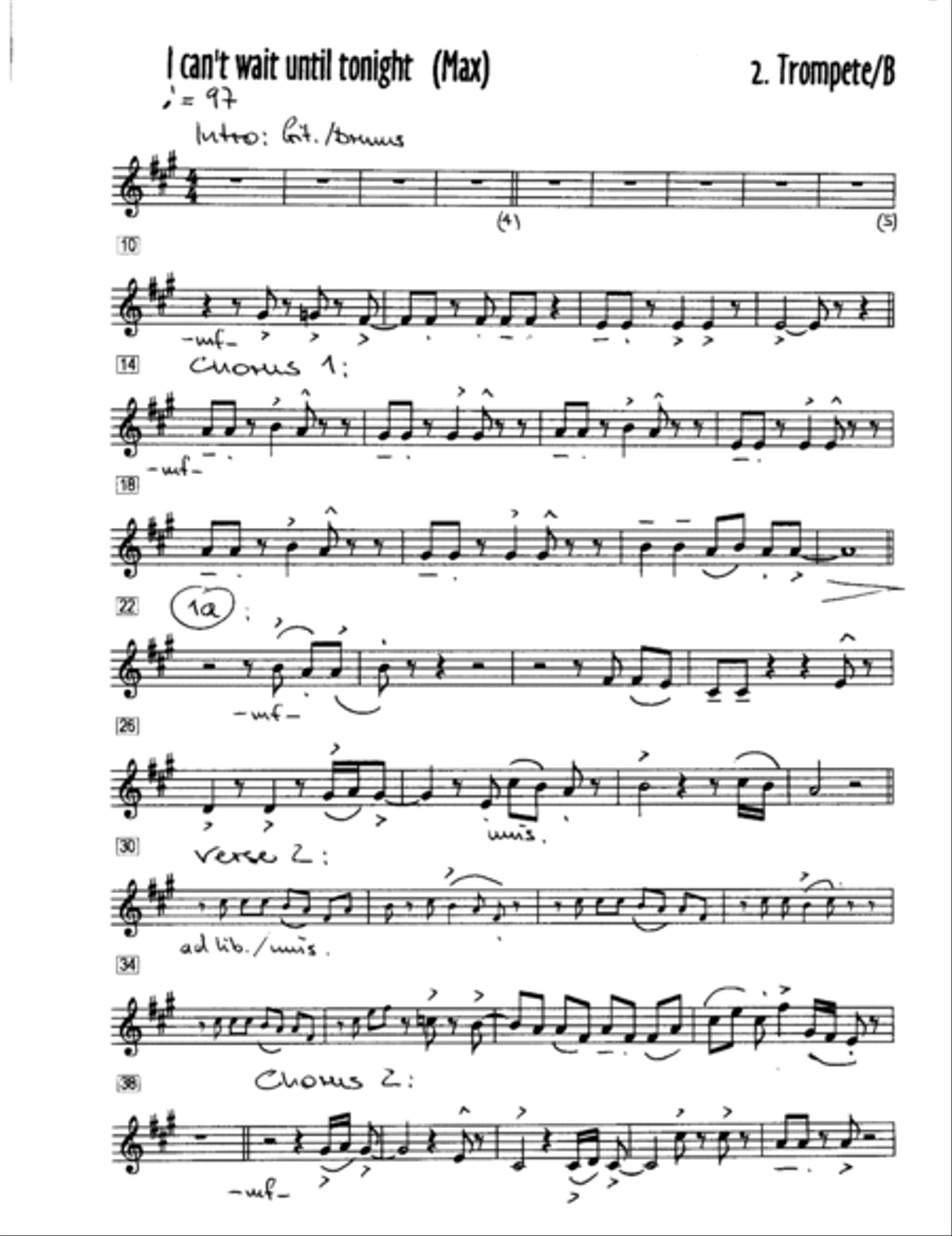 Can't Wait Until Tonight Jazz Ensemble scores gallery preview page 3