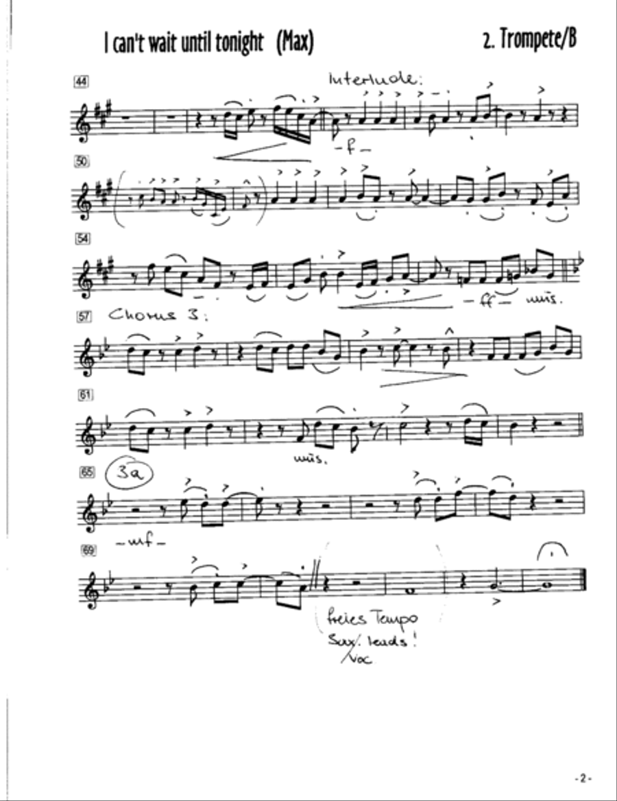 Can't Wait Until Tonight Jazz Ensemble scores gallery preview page 4