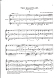Two Bagatelles for three clarinets