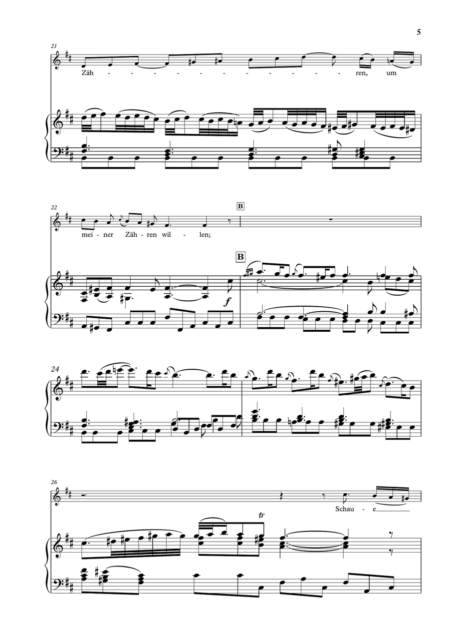 Bach: Erbarme dich mein Gott - Matthäuspassion - (for Alto Solo and Piano) Piano, Vocal scores gallery preview page 6