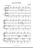 Joy to the World (Piano Duet)