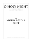 O Holy Night - Violin & Viola Duet mini preview