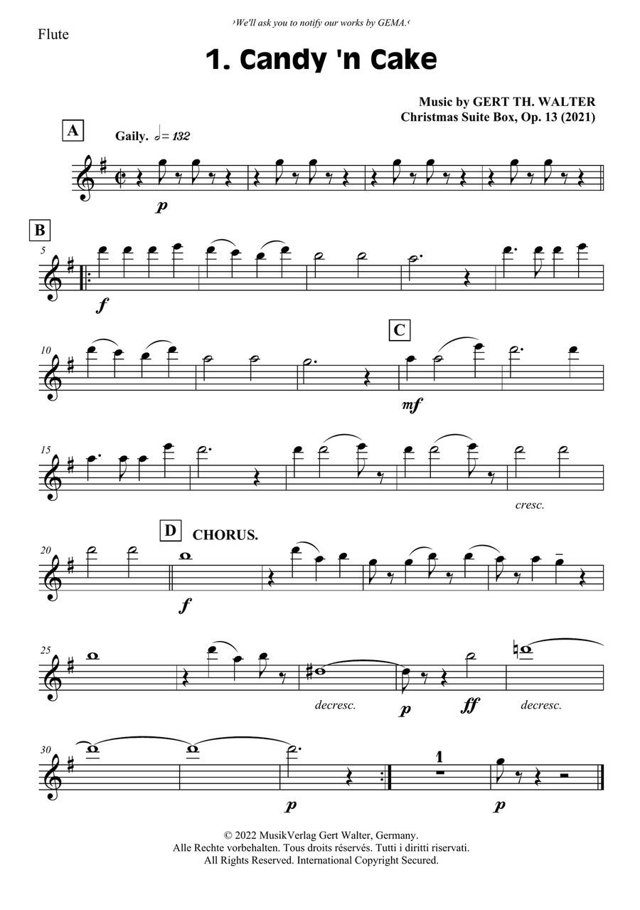 Candy 'n Cake Candy 'n Cake Woodwind Trio scores gallery preview page 4