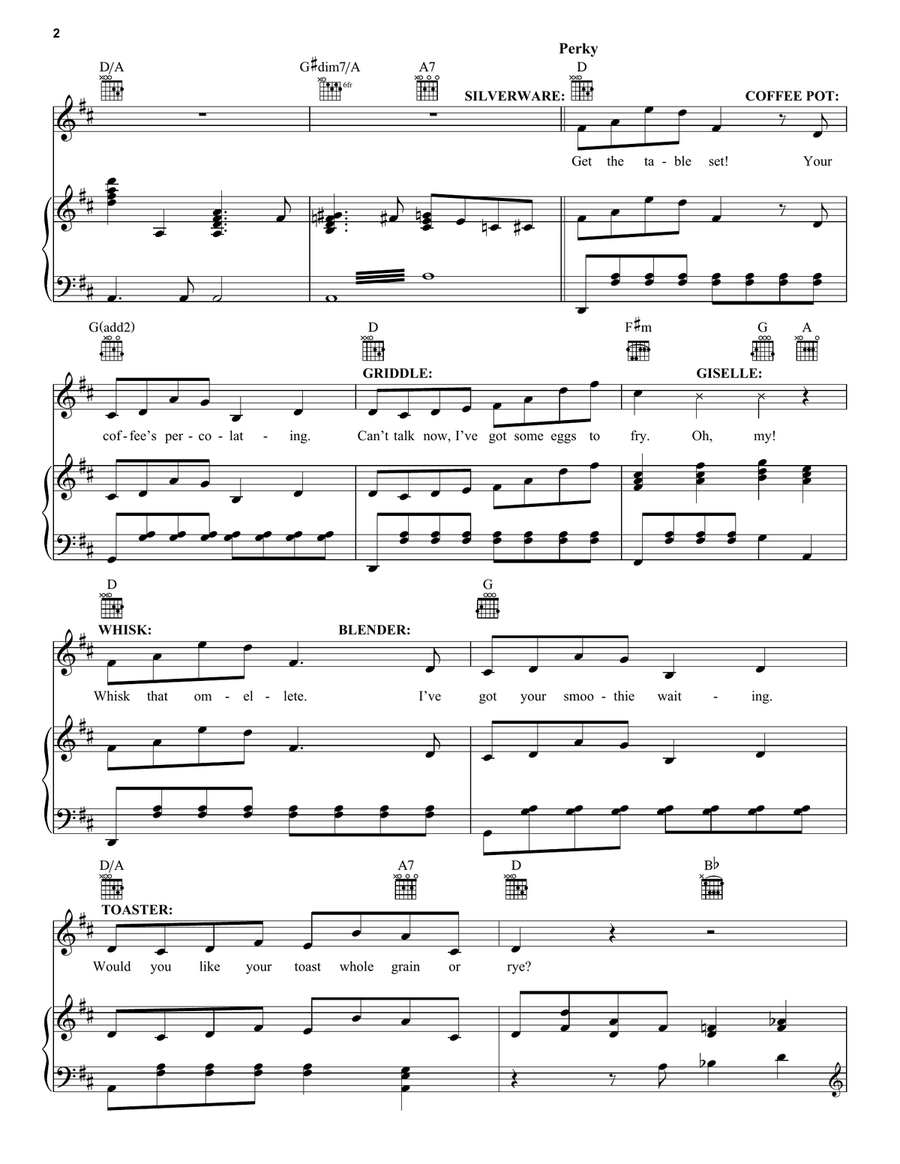 Fairytale Life (After The Spell) (from Disenchanted) Piano, Vocal, Guitar scores gallery preview page 2