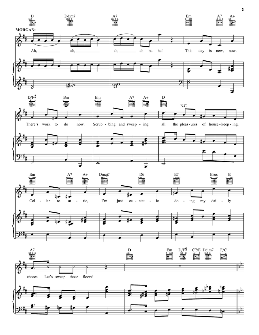 Fairytale Life (After The Spell) (from Disenchanted) Piano, Vocal, Guitar scores gallery preview page 3