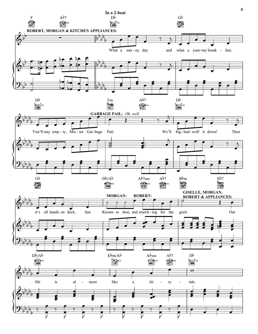 Fairytale Life (After The Spell) (from Disenchanted) Piano, Vocal, Guitar scores gallery preview page 5