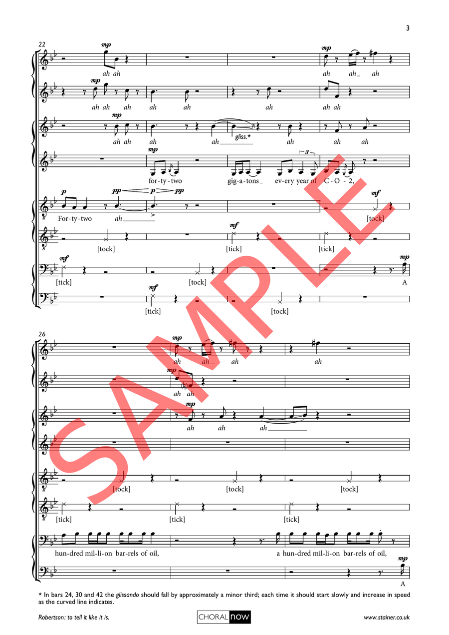 to tell it like it is. 4-Part scores gallery preview page 4