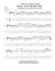 Will You Mary Me - Tondi. FR Original Works
