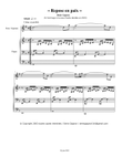 Repose en Paix (Pour saxo. Soprano et Orgue)