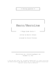 Hero/heroine