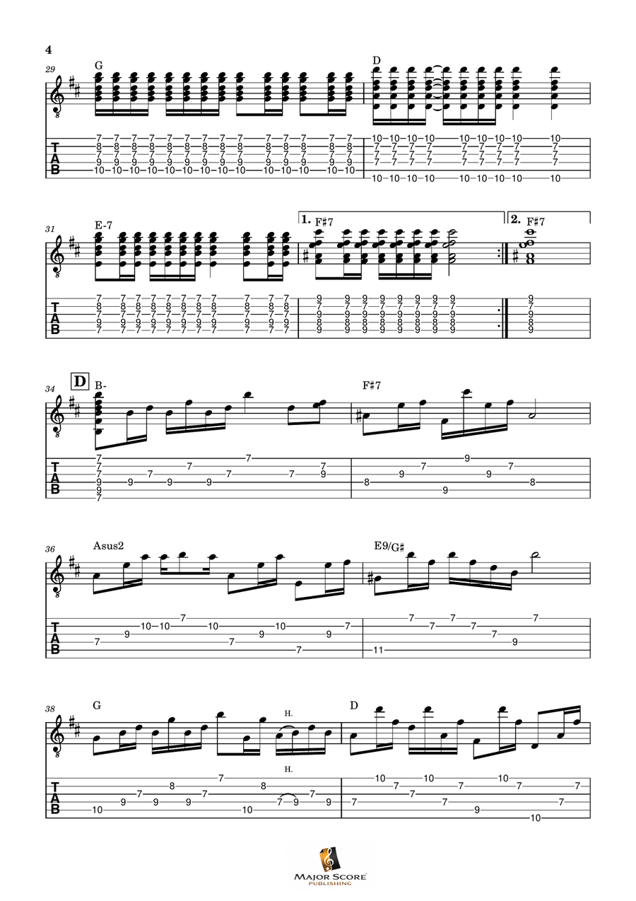 Hotel California Hotel California Acoustic Guitar scores gallery preview page 4