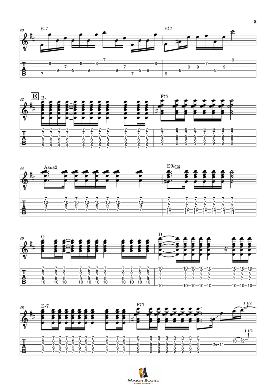 Hotel California Hotel California Acoustic Guitar scores gallery preview page 5