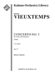 Concerto for Violin No. 5 in A minor, Op. 37 'Gretry'