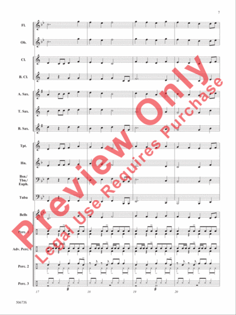 Piñata! Piñata! Concert Band scores gallery preview page 8