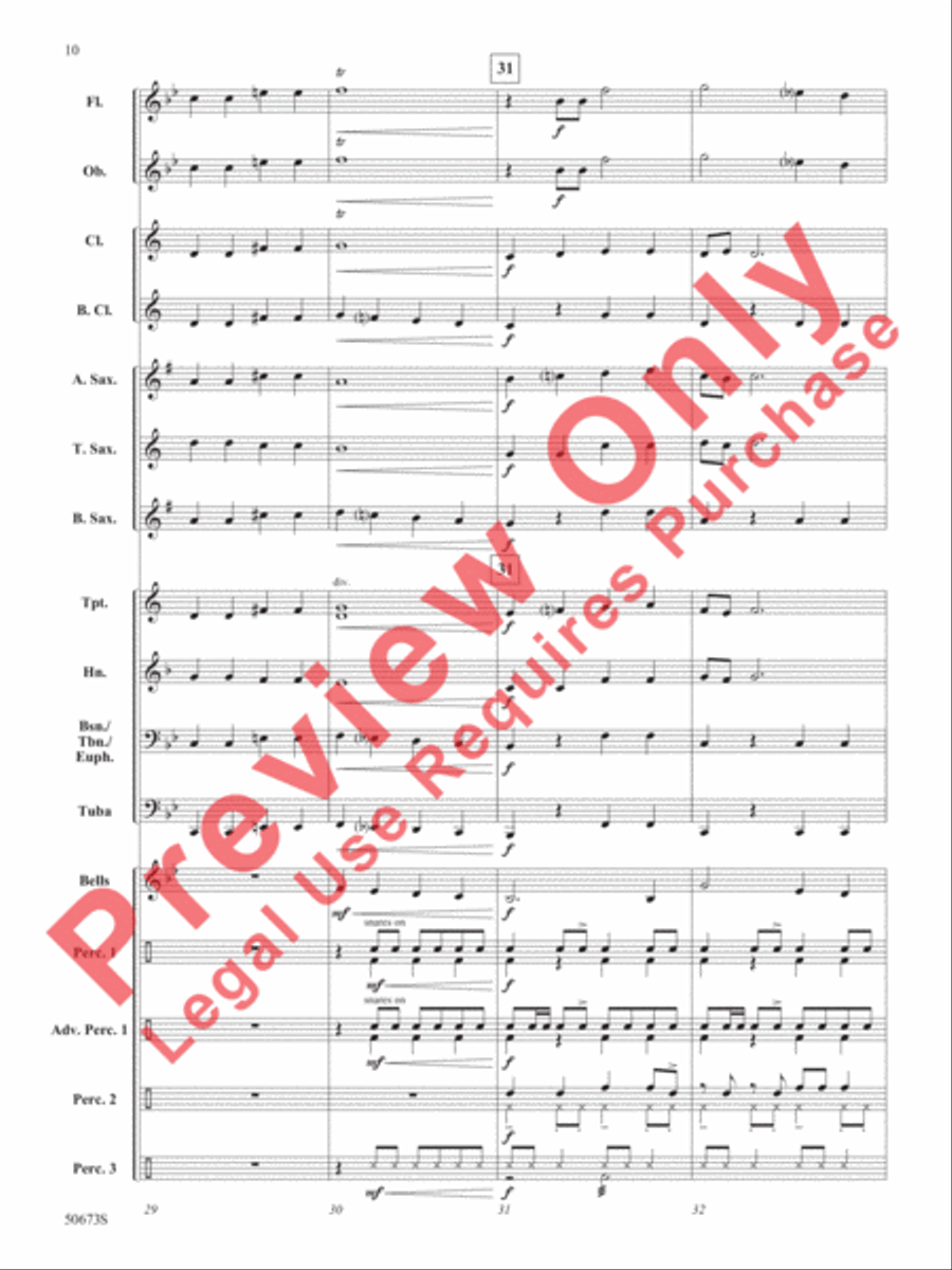 Piñata! Piñata! Concert Band scores gallery preview page 11