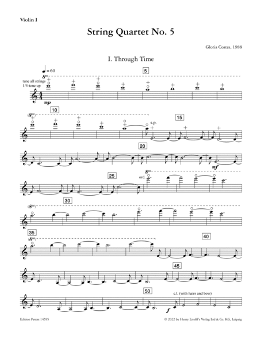 String Quartet No. 5 String Quartet scores gallery preview page 4