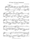 O Come, O Come, Emmanuel (piano solo), arr. Brenda Portman