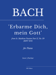Bach: Erbarme dich mein Gott from 