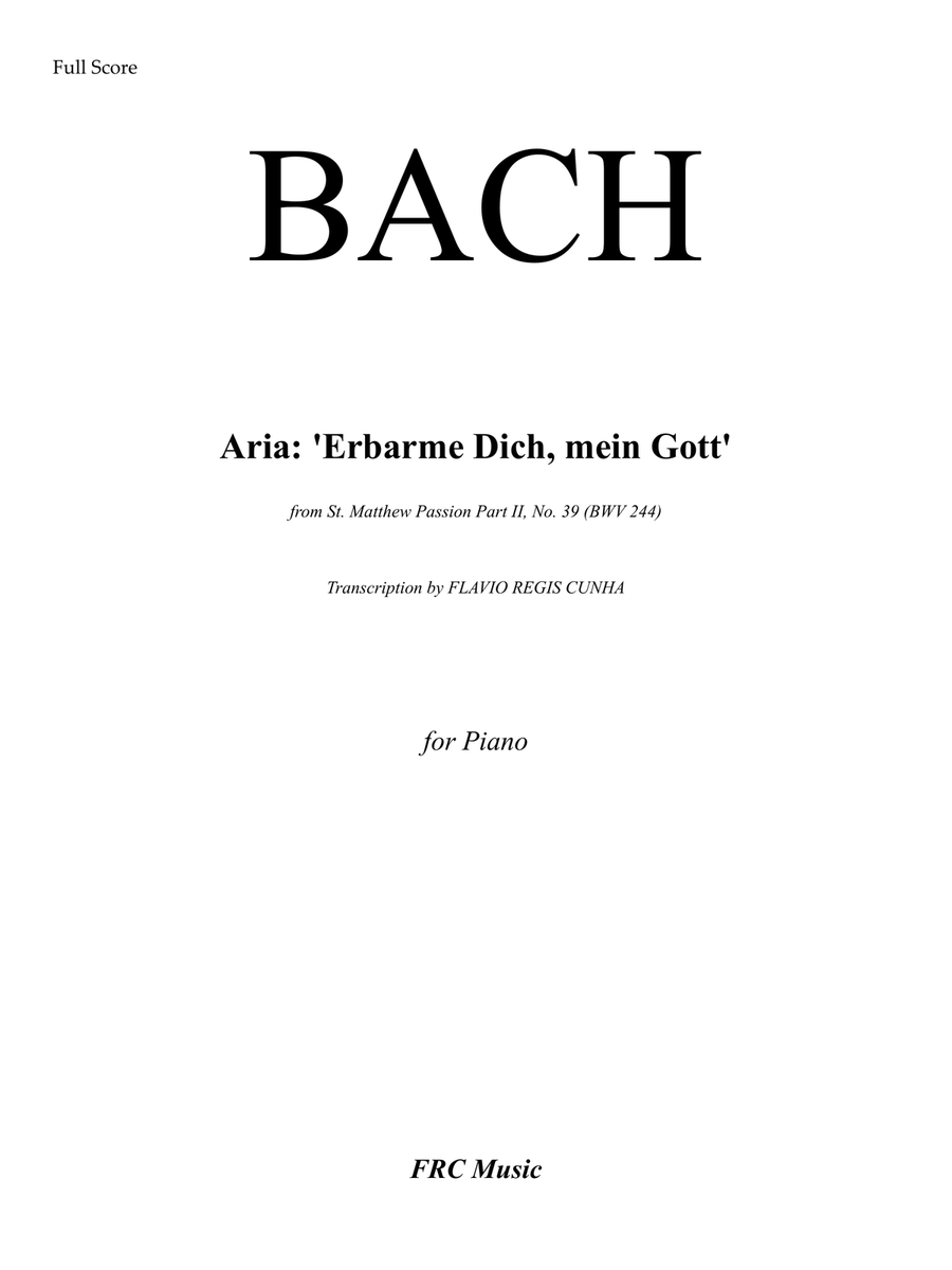 Bach: Erbarme dich mein Gott from 