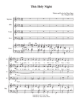 This Holy Night - SATB