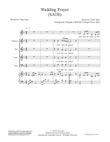 Wedding Prayer - SATB