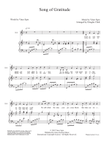 Song of Gratitude