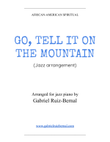 GO, TELL IT ON THE MOUNTAIN (jazz piano arrangement)
