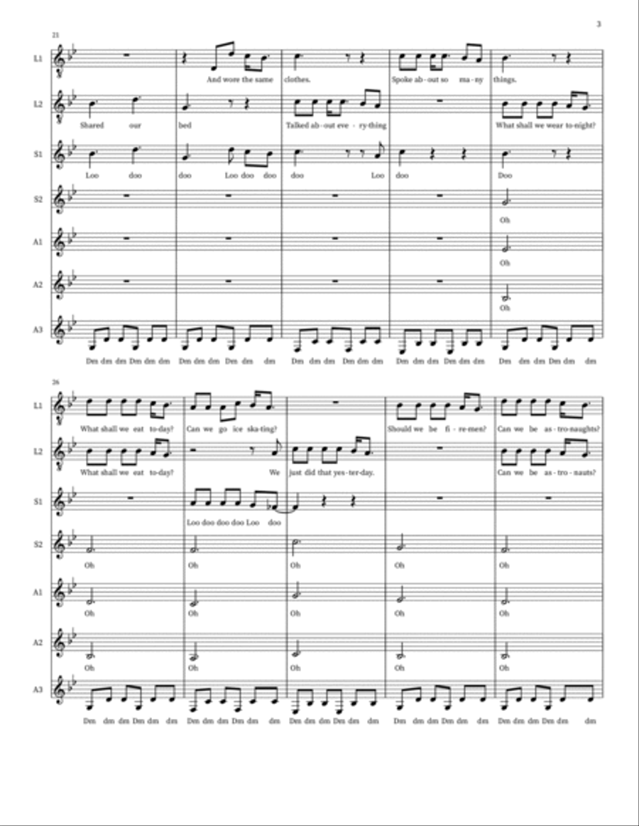 Evelyn, Evelyn Alto Voice scores gallery preview page 3