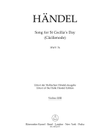 Song for St Cecilia's Day, HWV 76