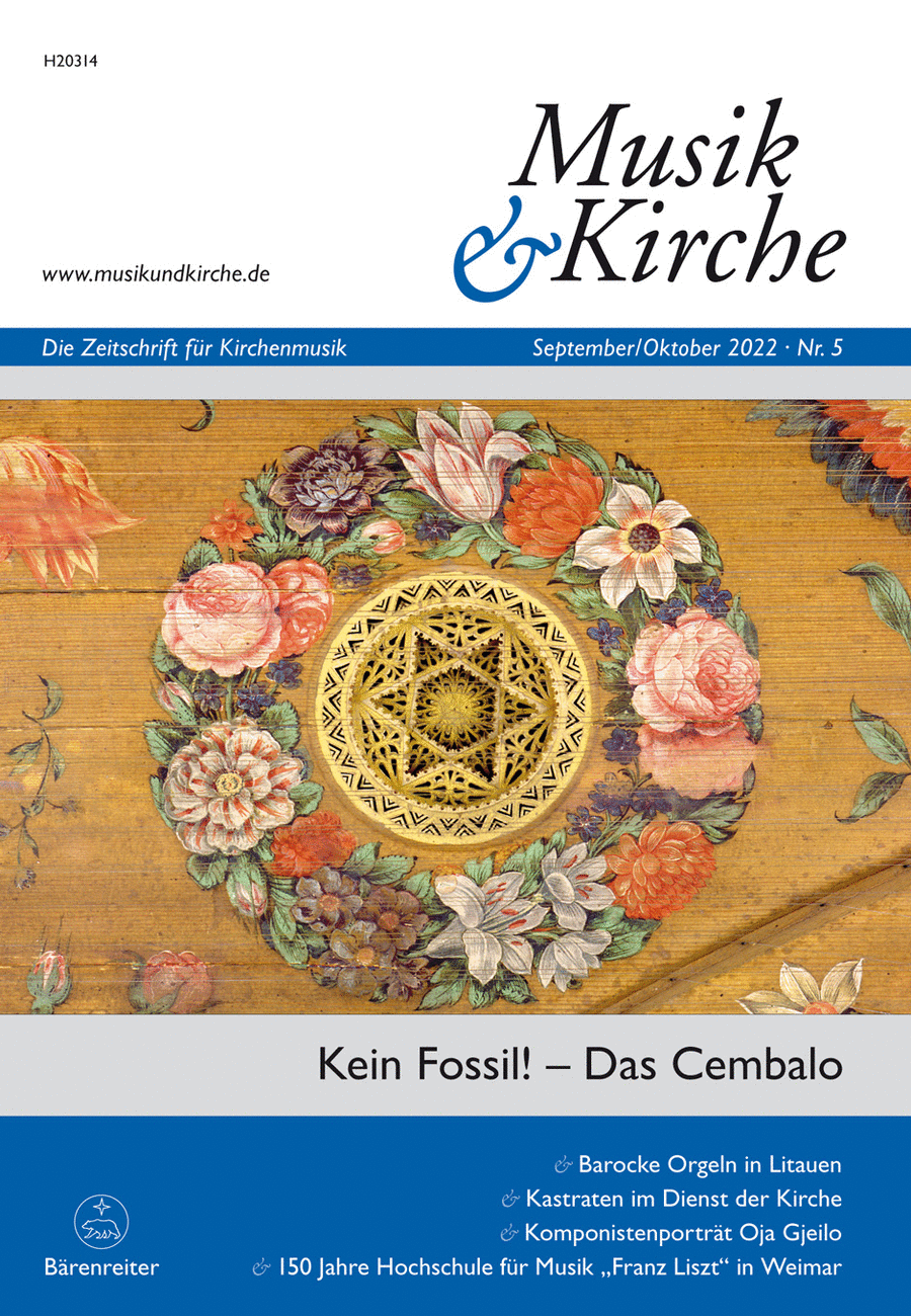 Musik & Kirche, Heft 5/2022 Magazines scores gallery preview page 1