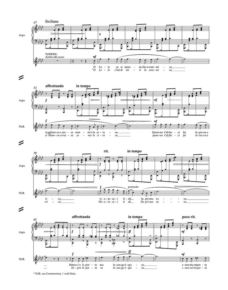 Cavalleria rusticana by Pietro Mascagni Choir - Sheet Music page 2