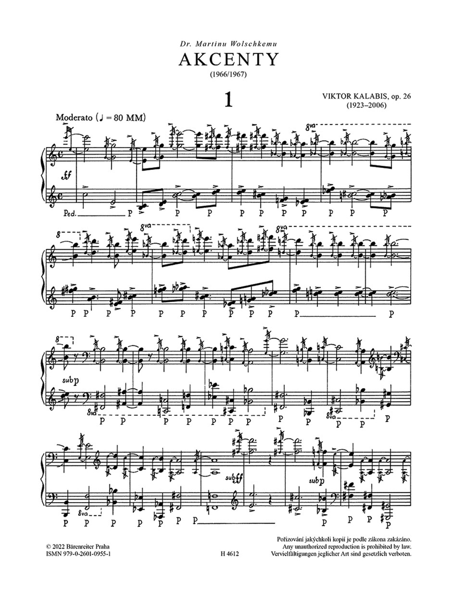 Accents, op. 26 Accents, op. 26 Piano Solo scores gallery preview page 2
