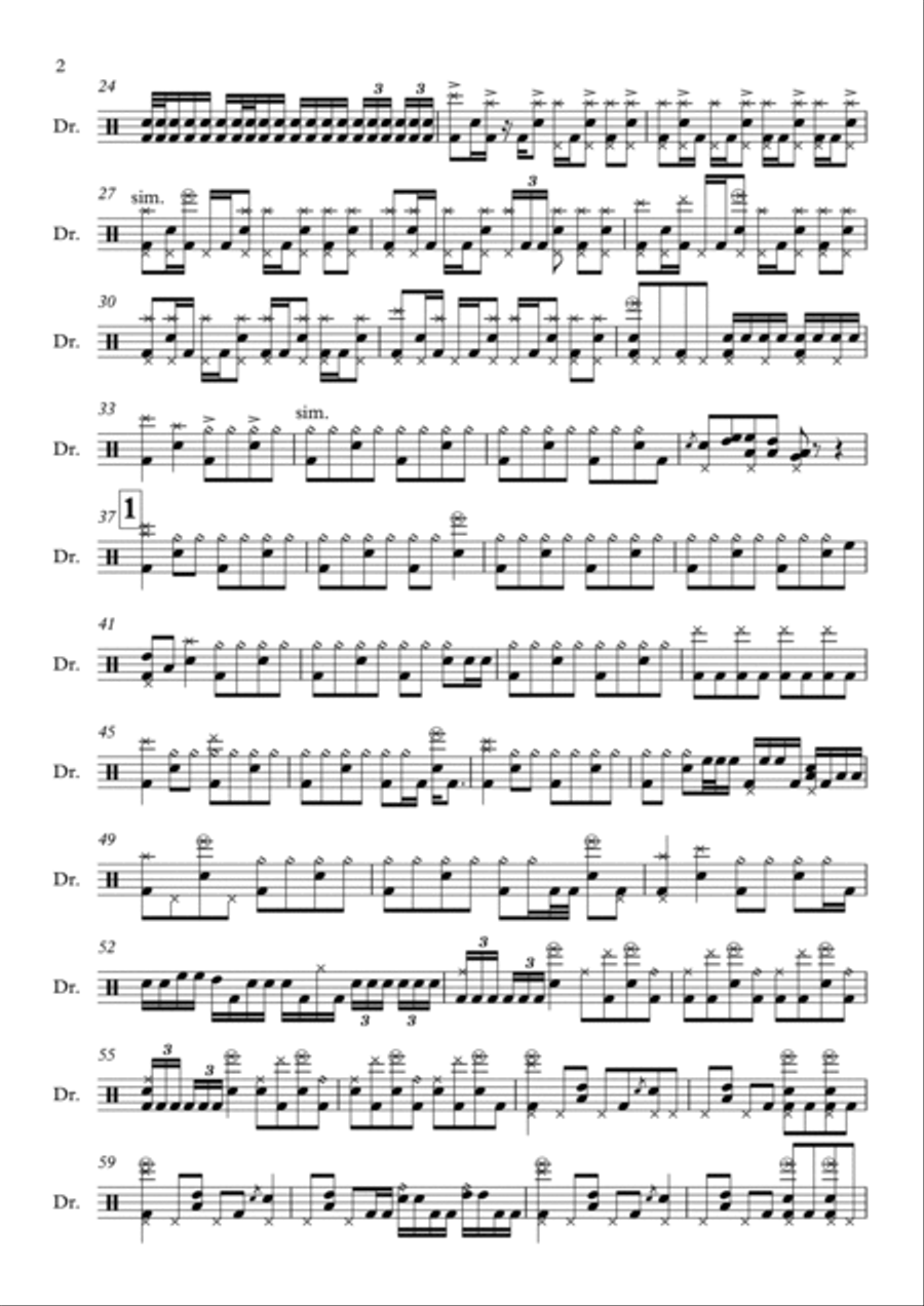 The Stage Drum Set scores gallery preview page 2