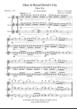 Once in Royal David's City (Flute Trio)