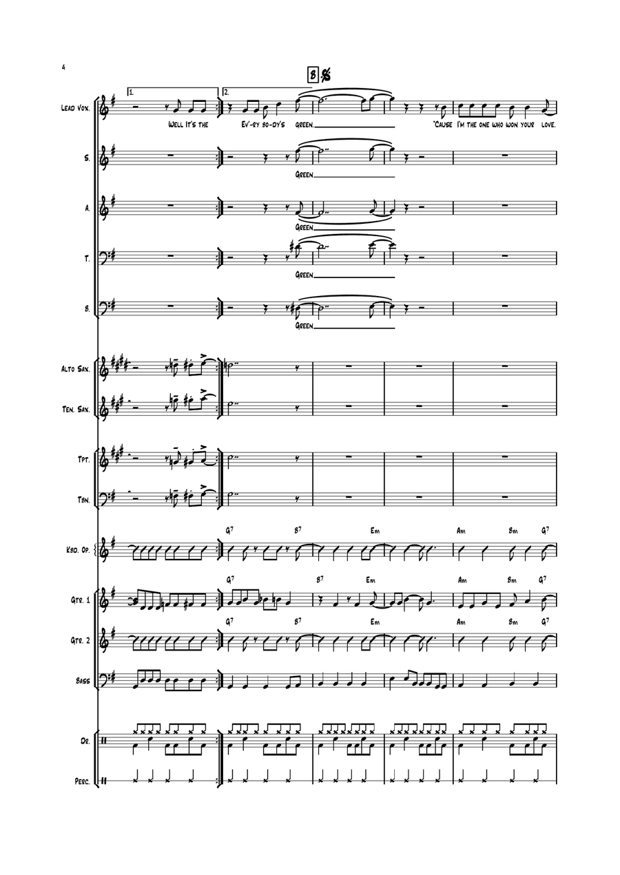You Can't Do That Large Ensemble scores gallery preview page 4