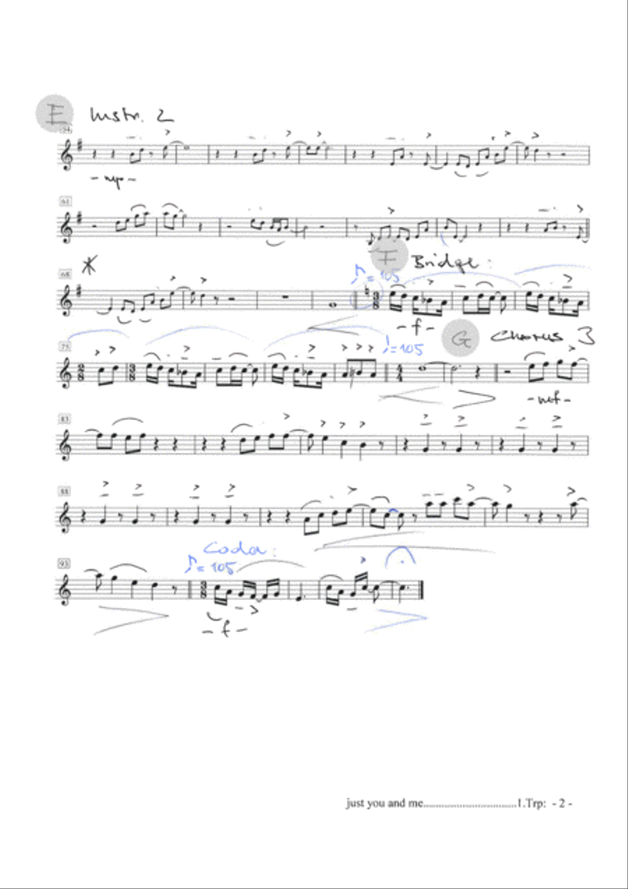 Just You 'n' Me Jazz Ensemble scores gallery preview page 2