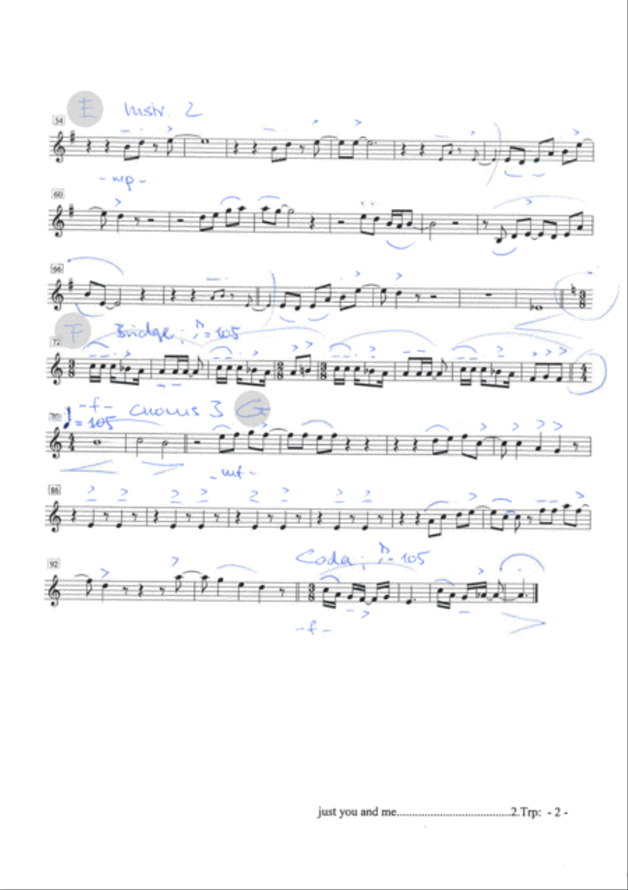 Just You 'n' Me Jazz Ensemble scores gallery preview page 4