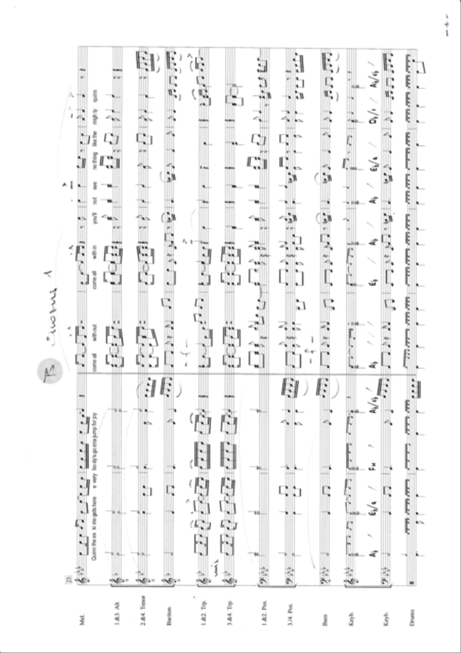 Quinn, The Eskimo (the Mighty Quinn) Tenor Saxophone scores gallery preview page 4