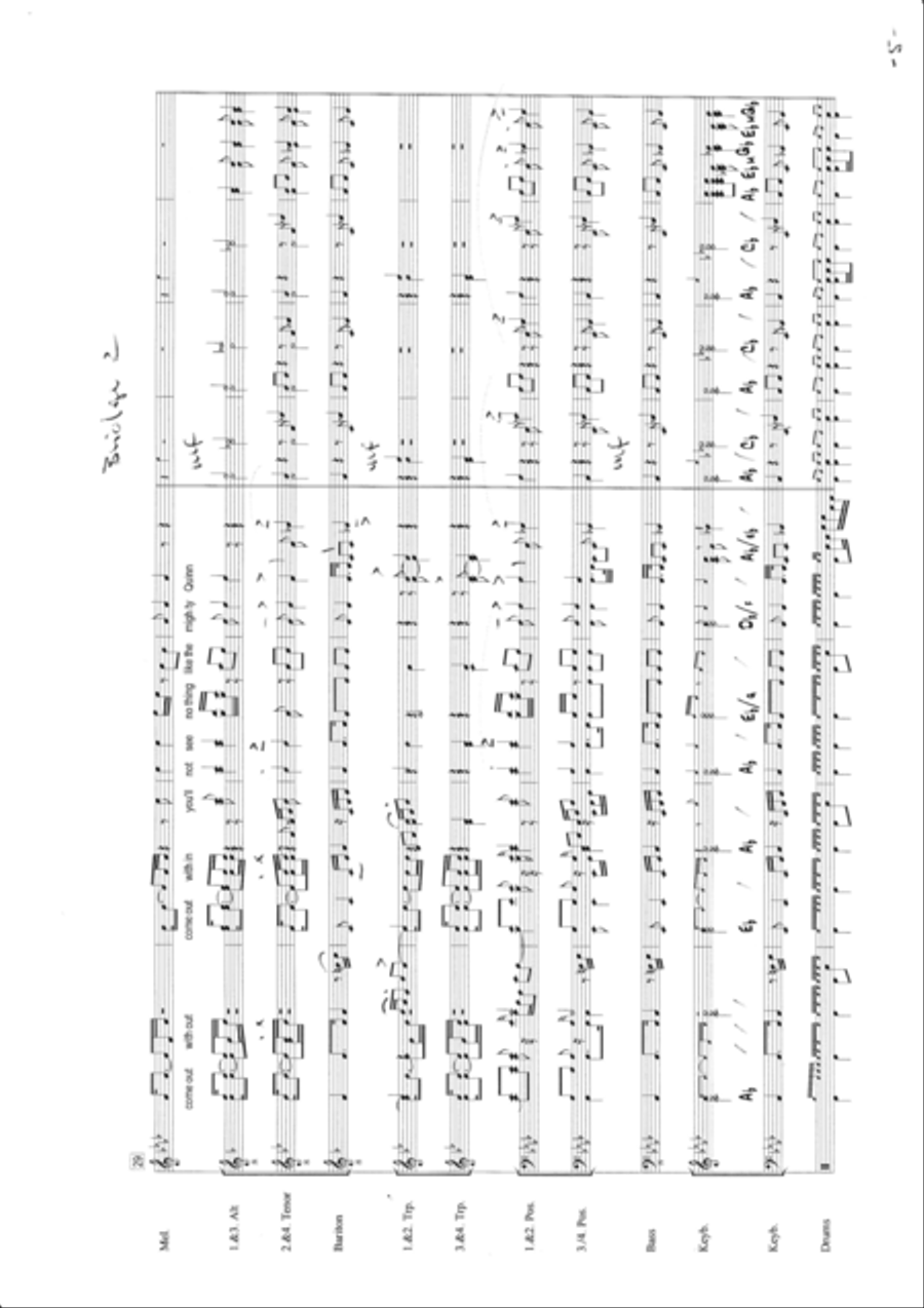 Quinn, The Eskimo (the Mighty Quinn) Tenor Saxophone scores gallery preview page 5